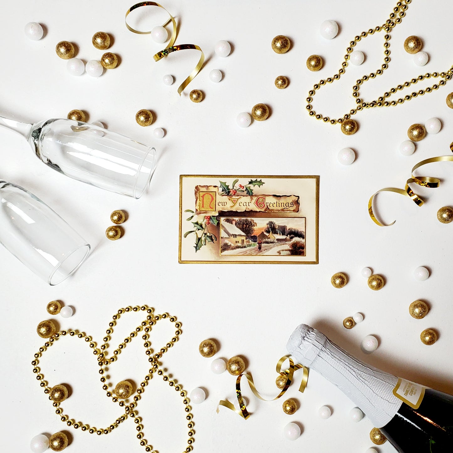 Antique New Year's Postcard