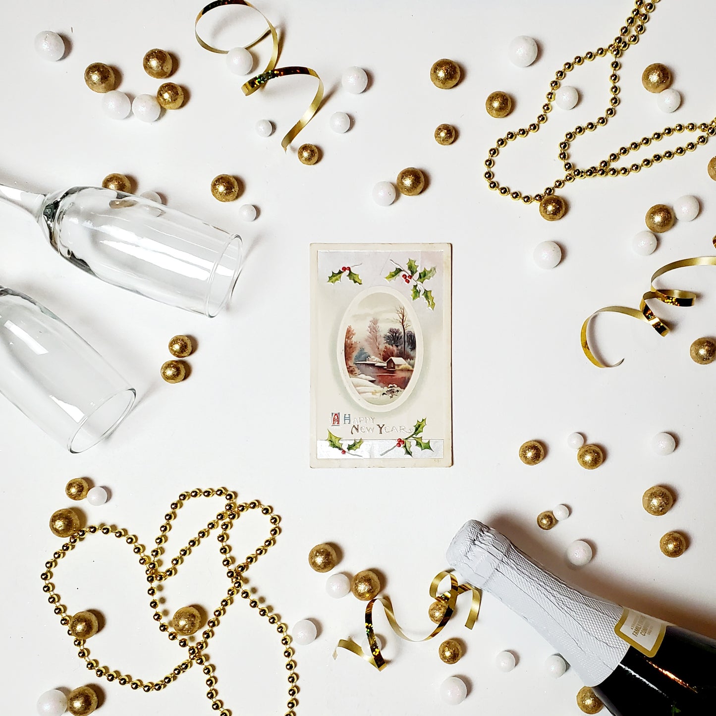 Antique New Year's Postcard