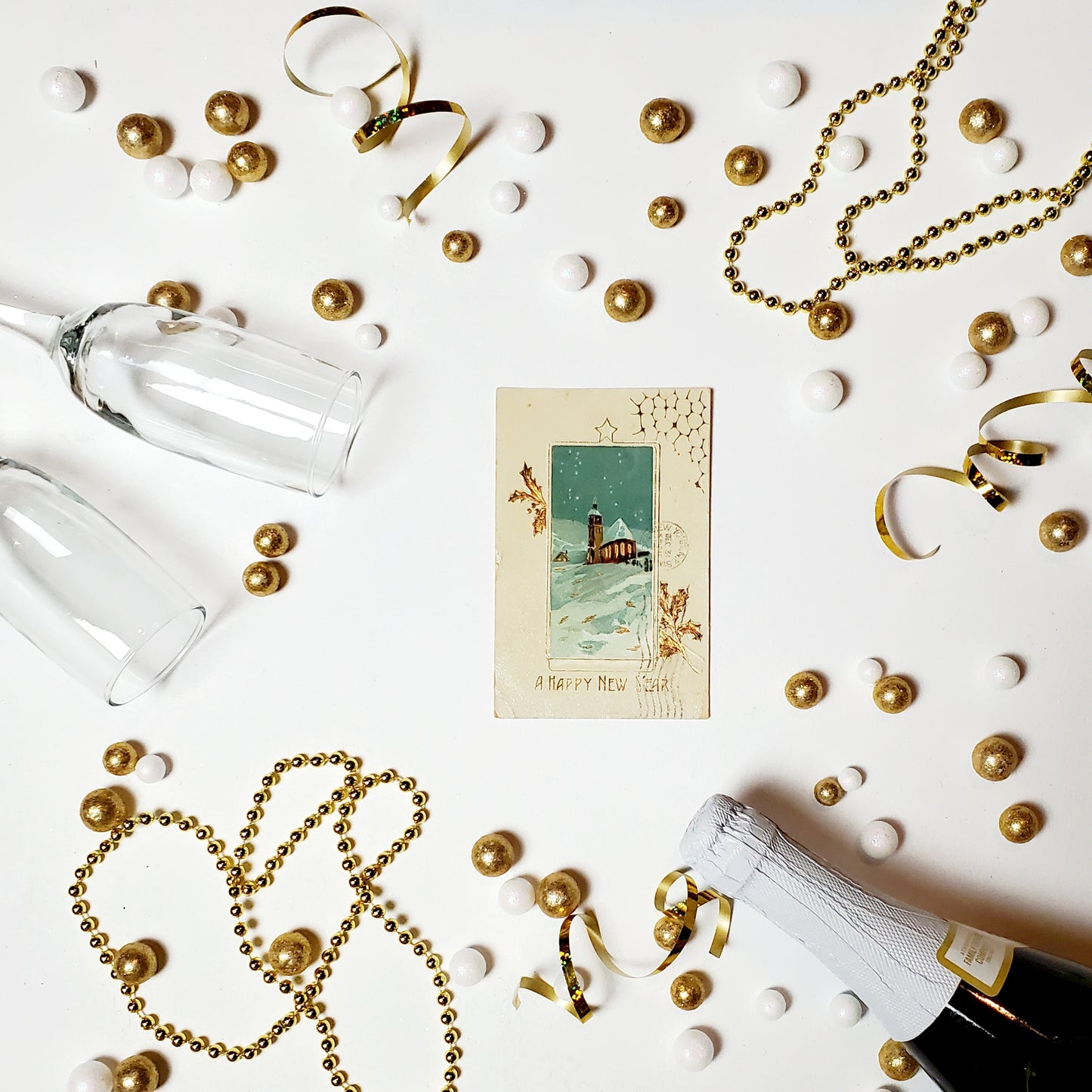 Antique New Year's Postcard