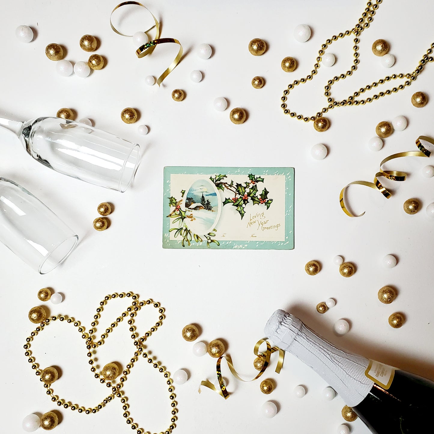 Antique New Year's Postcard