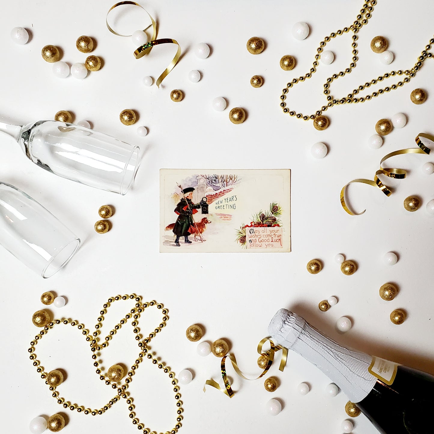 Antique New Year's Postcard