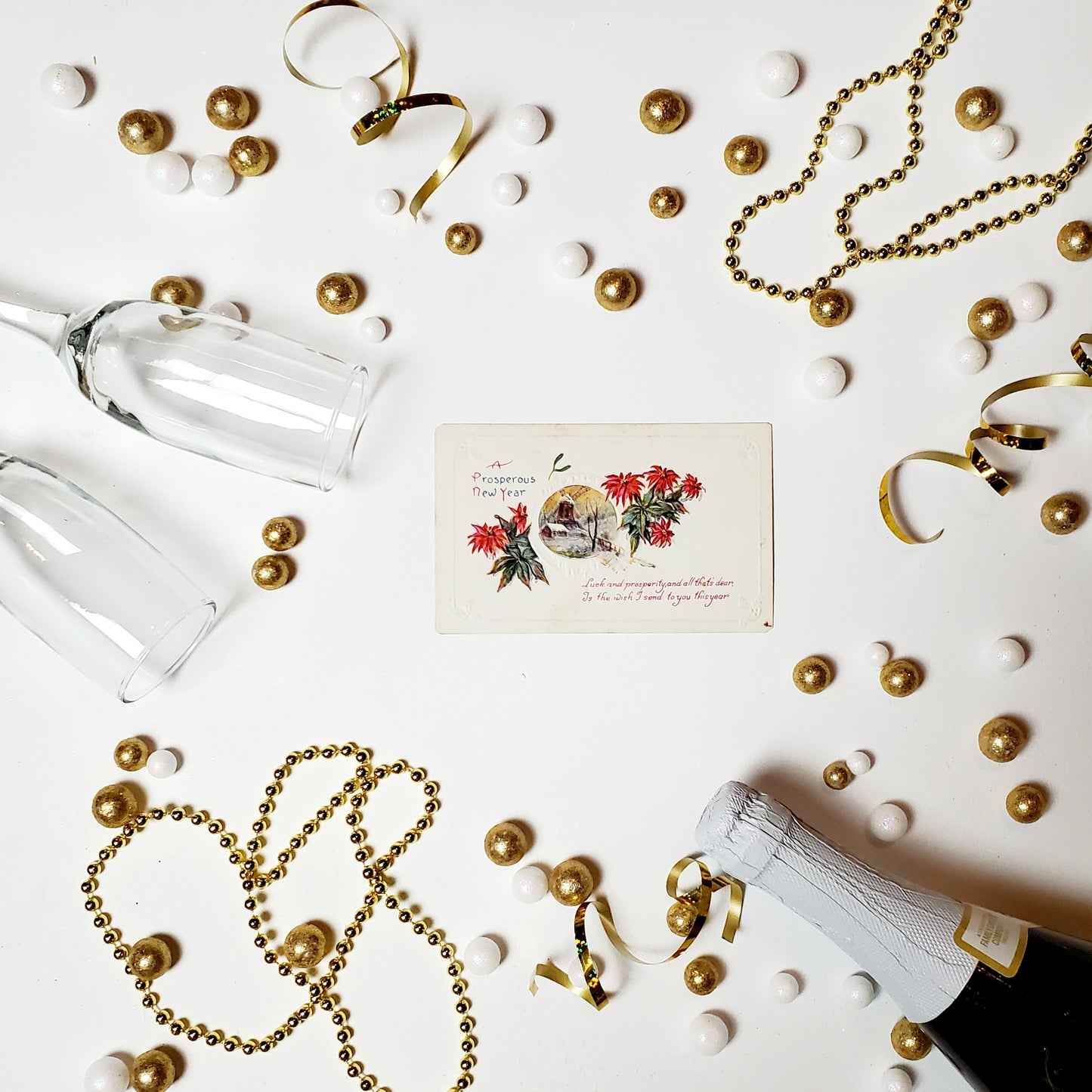 Antique New Year's Postcard