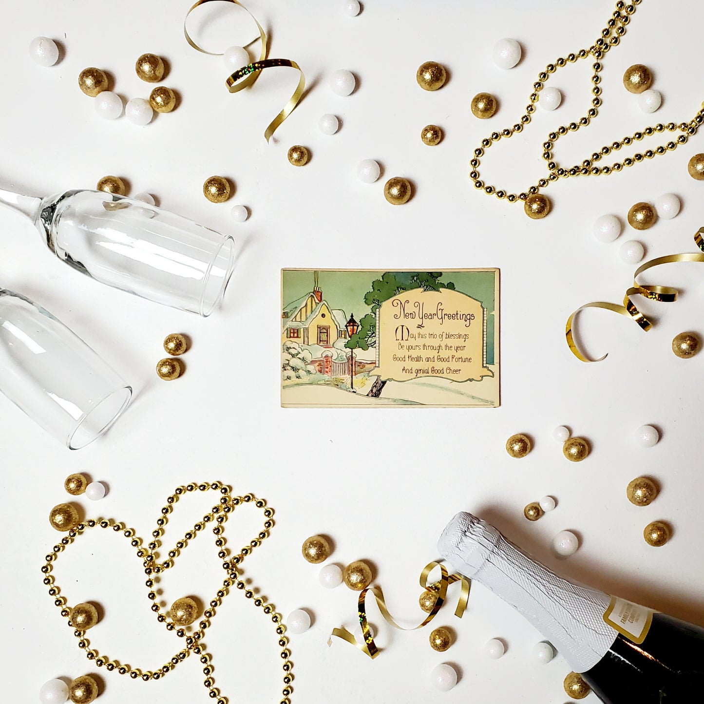 Antique New Year's Postcard