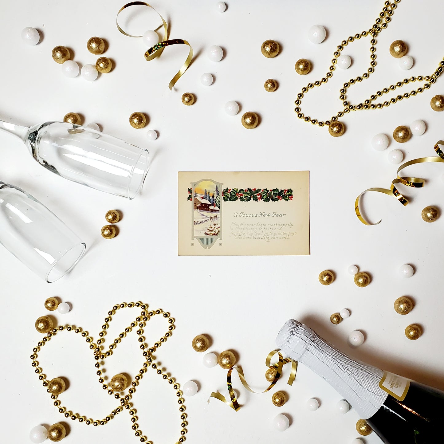 Antique New Year's Postcard