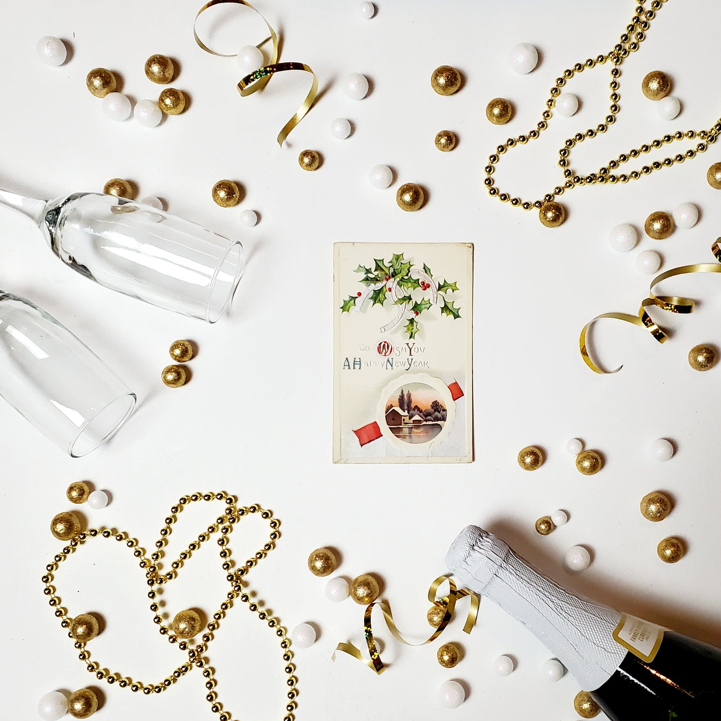 Antique New Year's Postcard