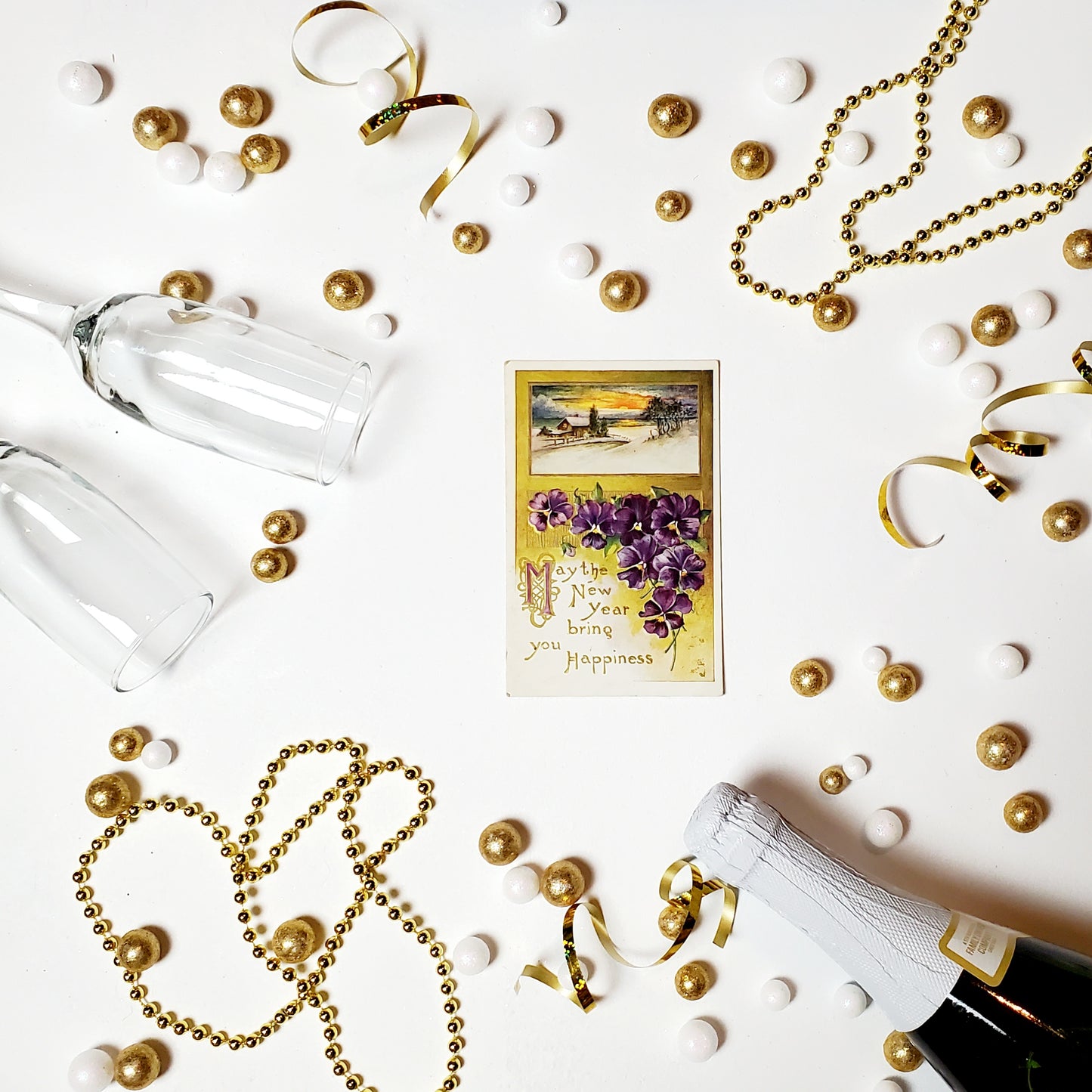 Antique New Year's Postcard