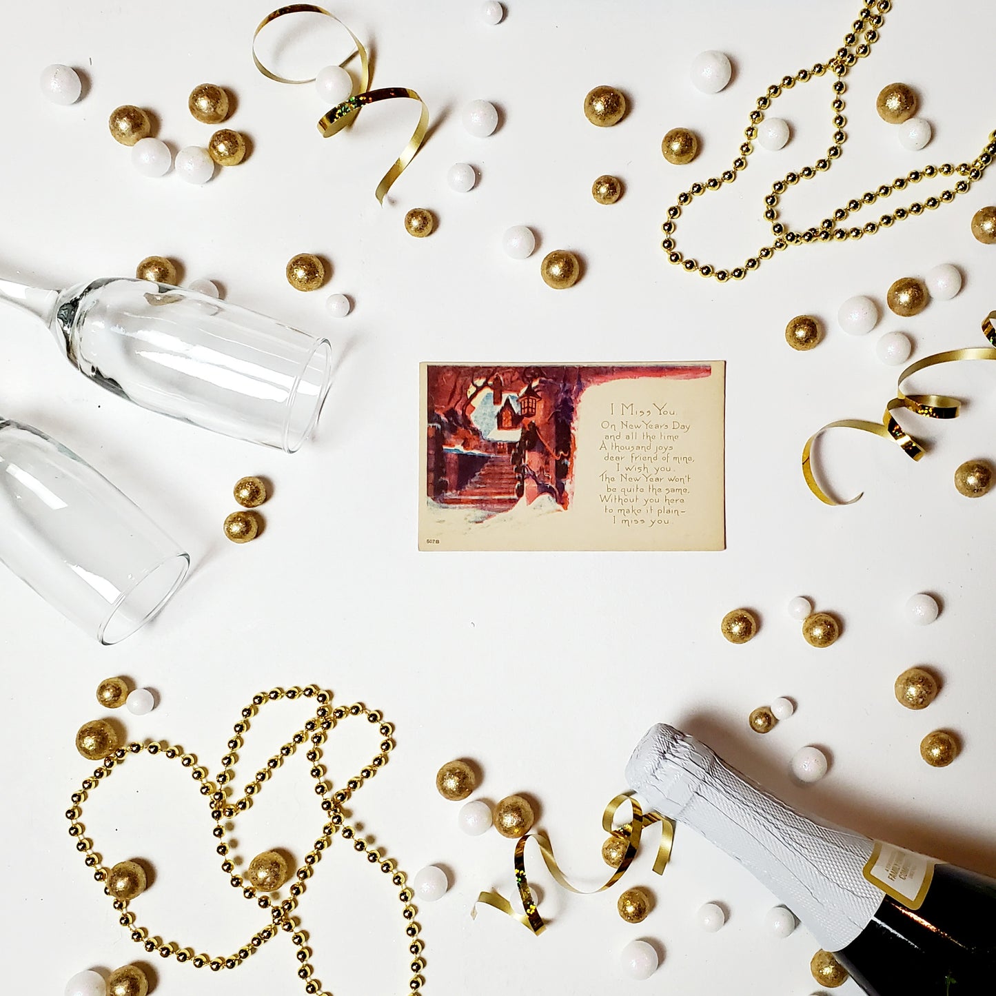 Antique New Year's Postcard