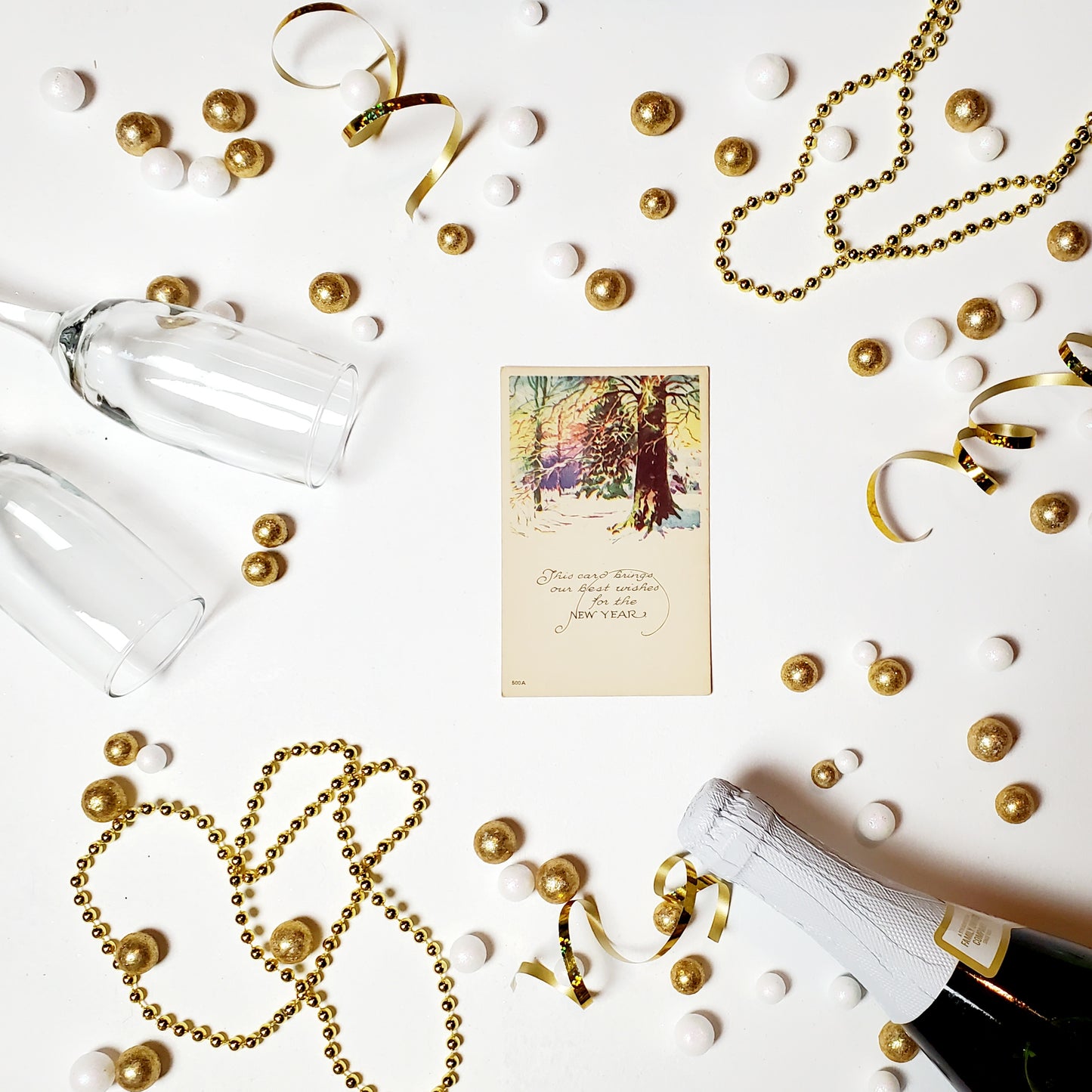 Antique New Year's Postcard