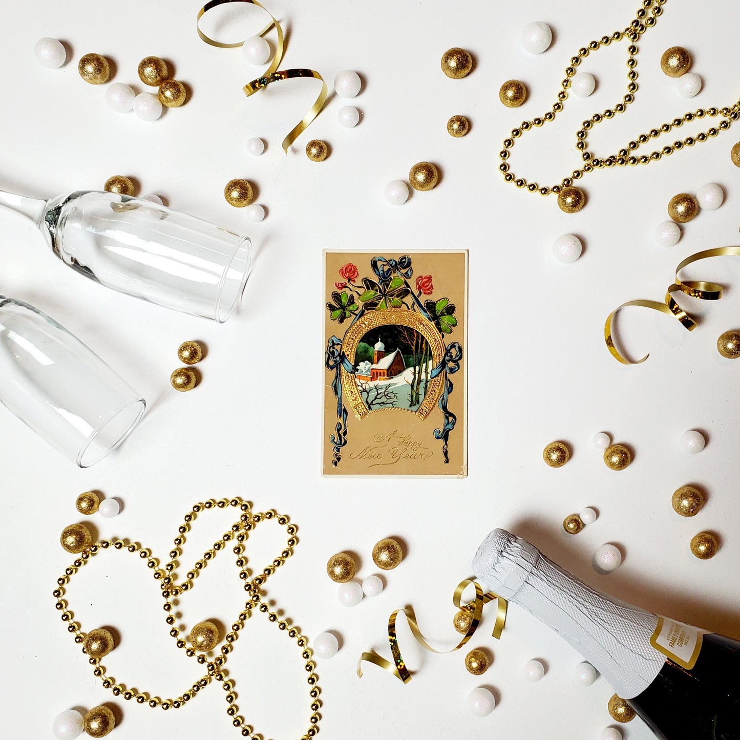 Antique New Year's Postcard