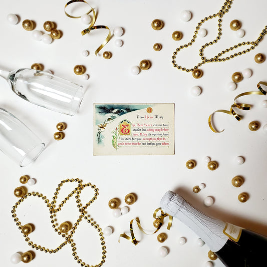 Antique New Year's Postcard