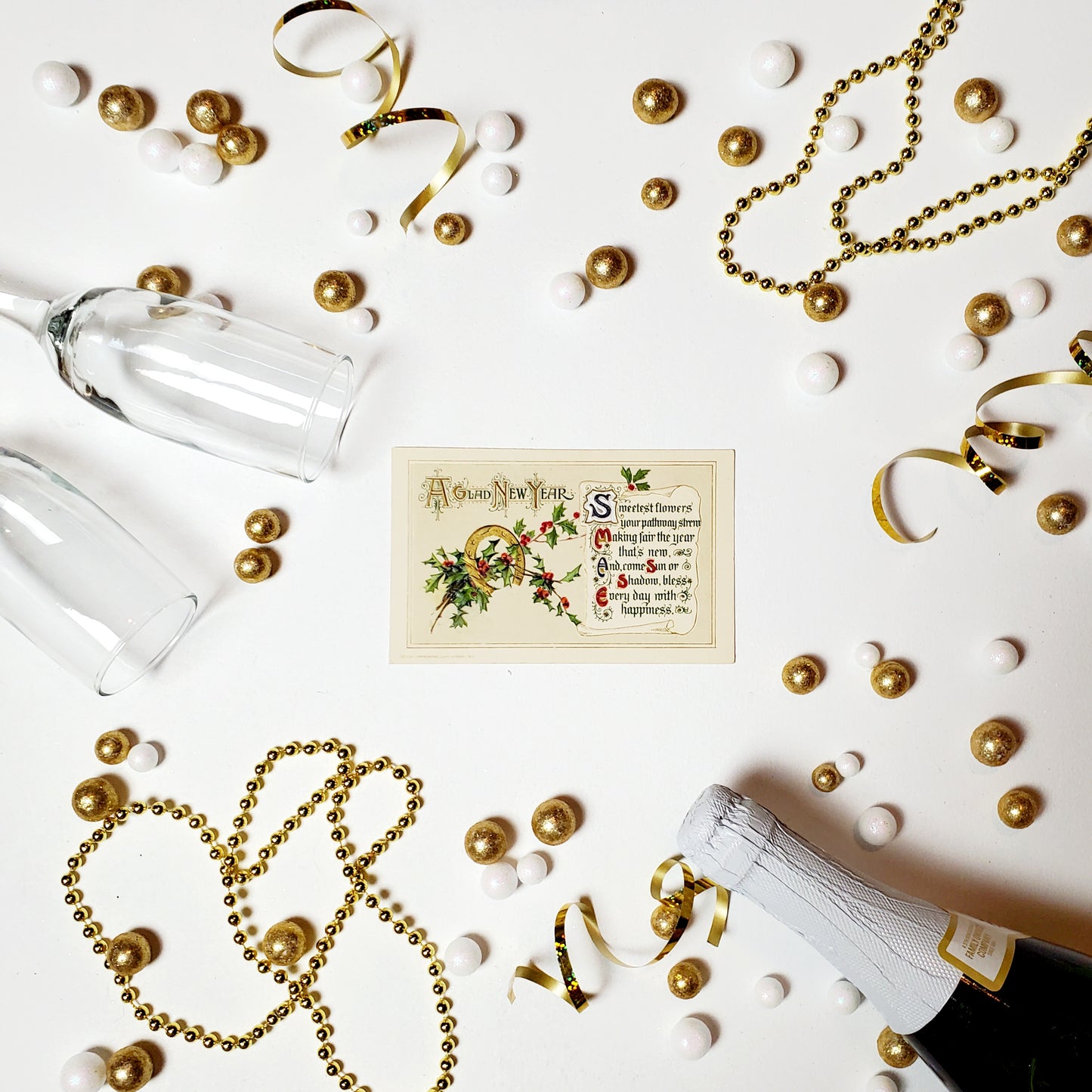 Antique New Year's Postcard