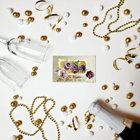 Antique New Year's Postcard