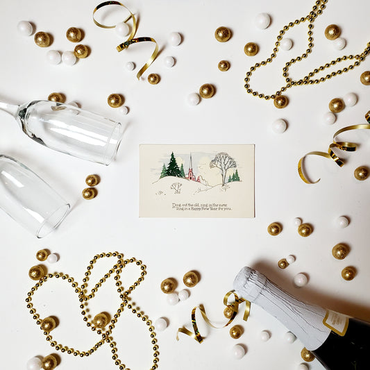 Antique New Year's Postcard