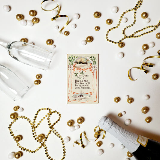 Antique New Year's Postcard
