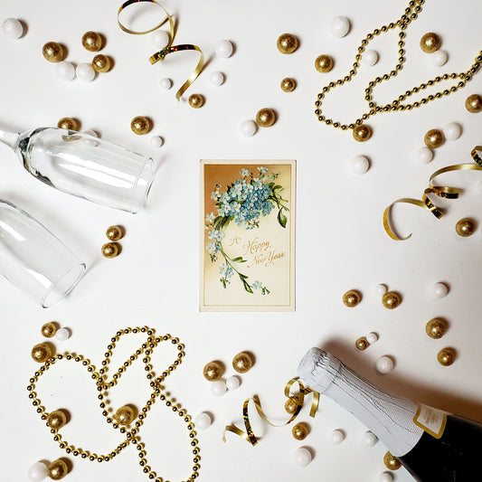 Antique New Year's Postcard