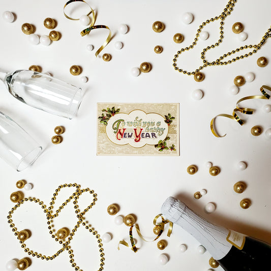 Antique New Year's Postcard