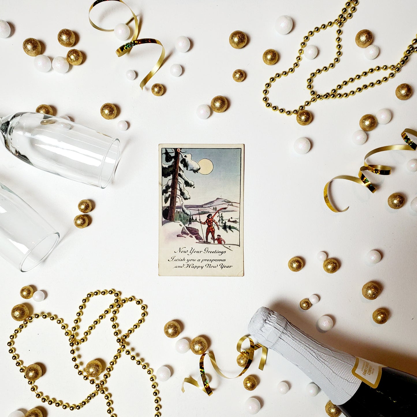 Antique New Year's Postcard