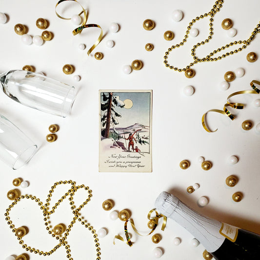 Antique New Year's Postcard