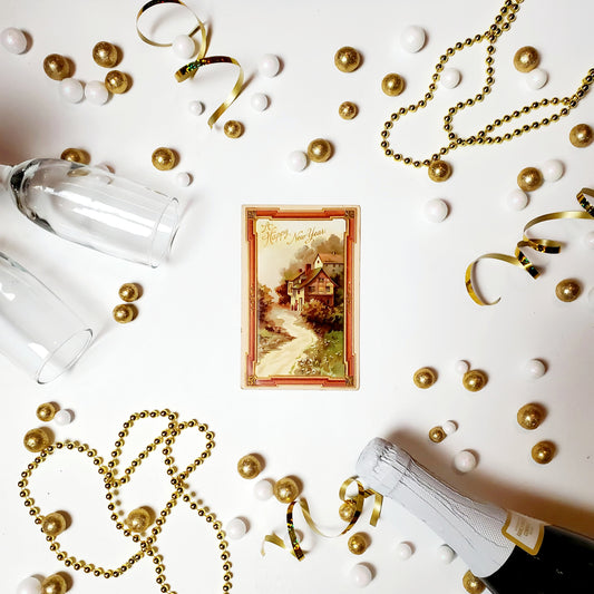 Antique New Year's Postcard