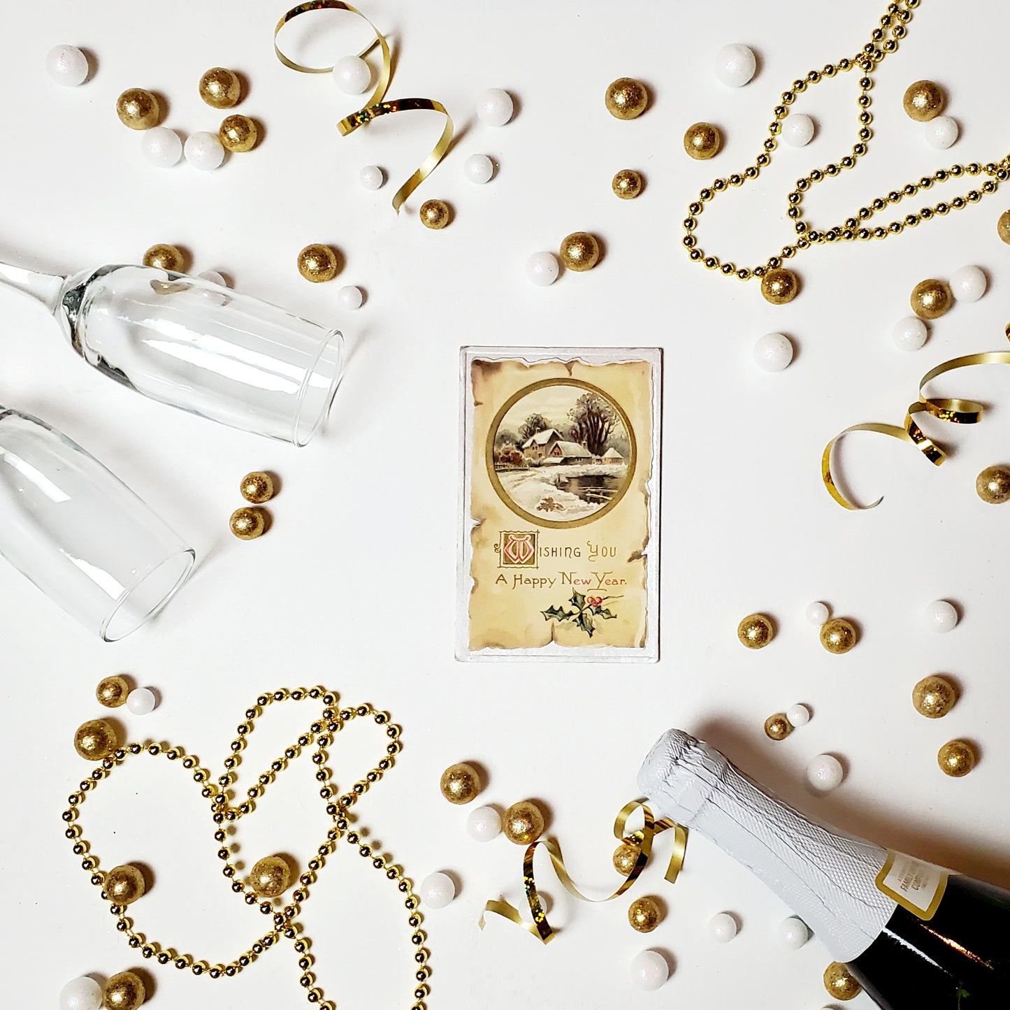 Antique New Year's Postcard