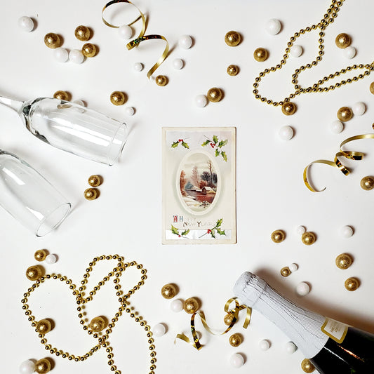 Antique New Year's Postcard