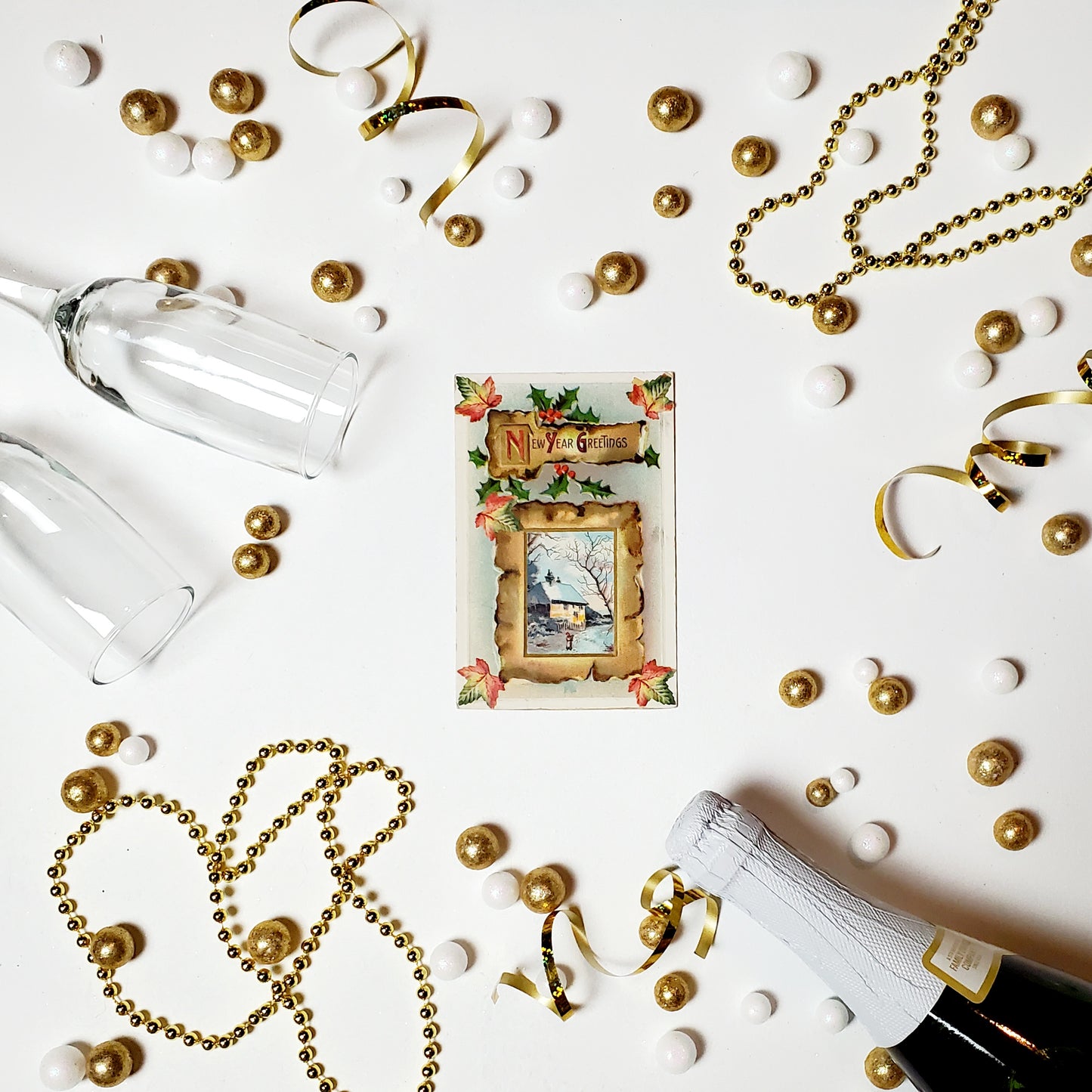 Antique New Year's Postcard