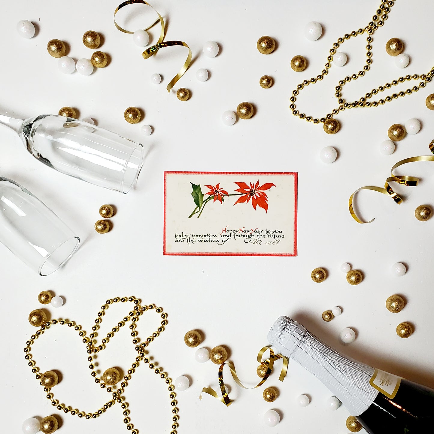 Antique New Year's Postcard