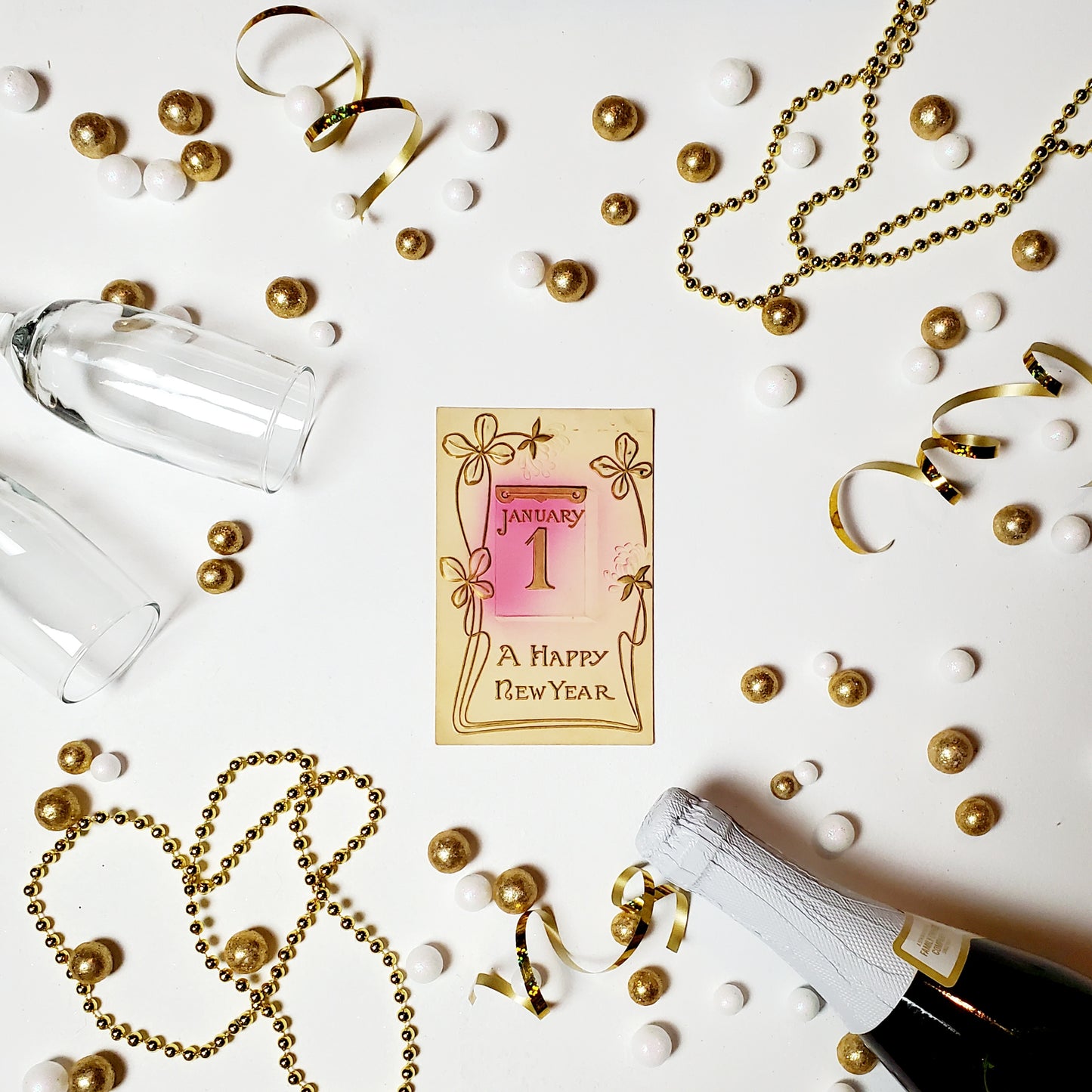 Antique New Year's Postcard