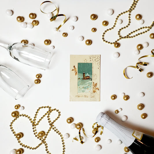 Antique New Year's Postcard