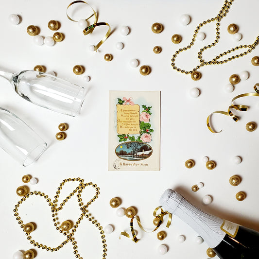 Antique New Year's Postcard