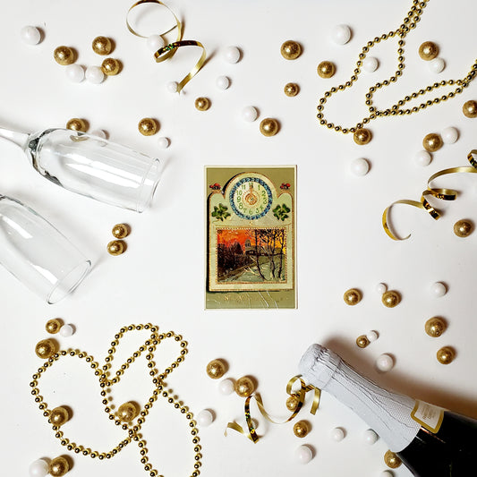 Antique New Year's Postcard