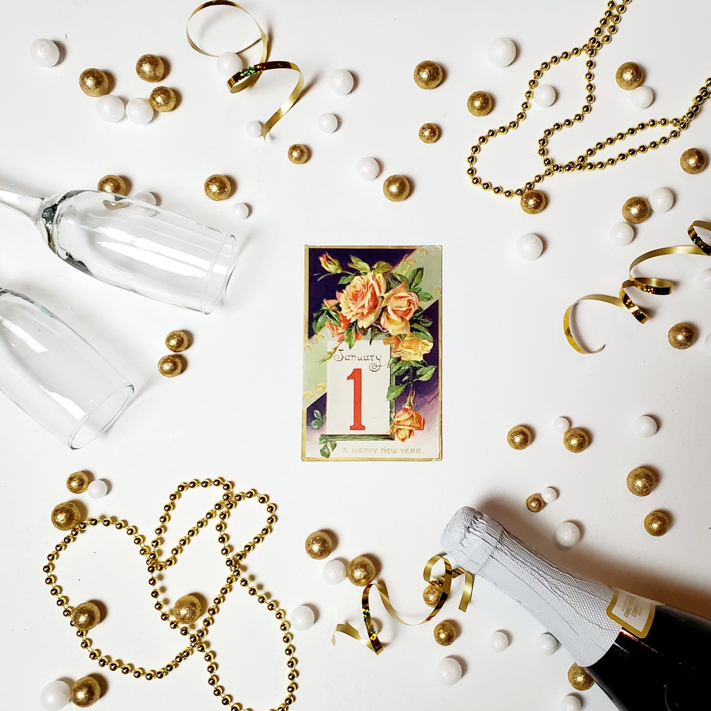 Antique New Year's Postcard