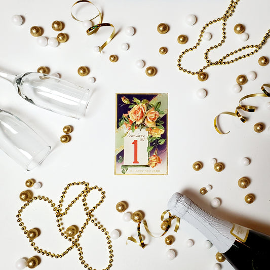 Antique New Year's Postcard