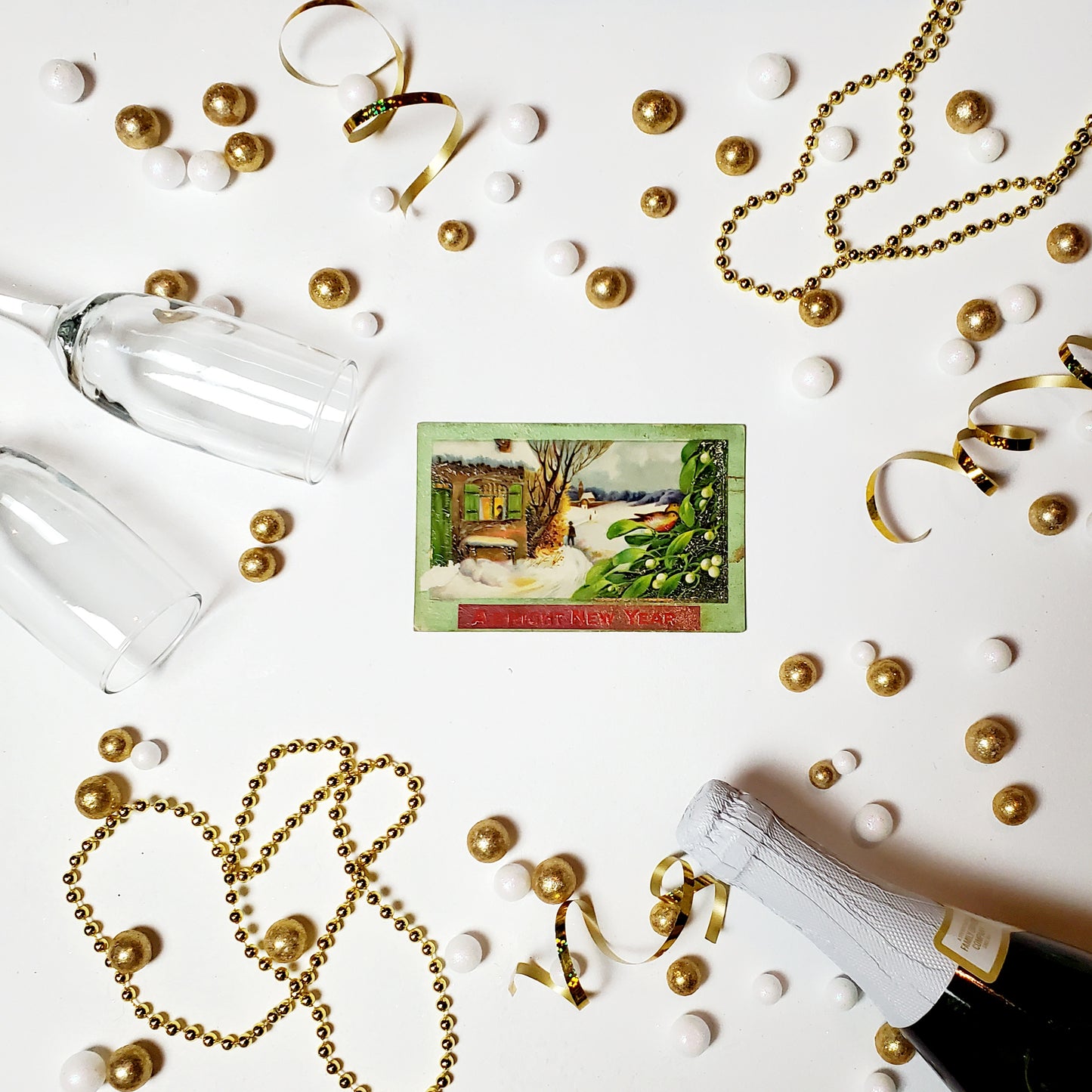 Antique New Year's Postcard