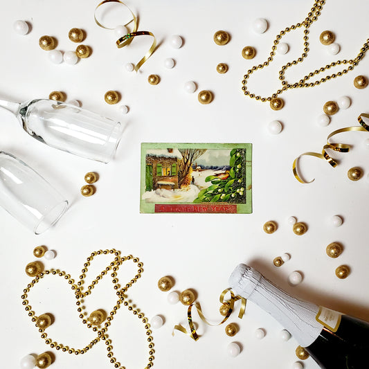Antique New Year's Postcard