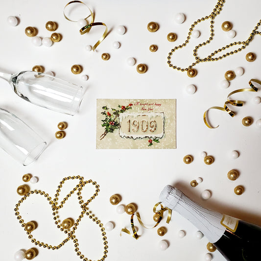 Antique New Year's Postcard