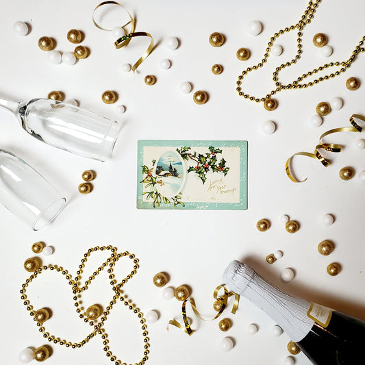 Antique New Year's Postcard