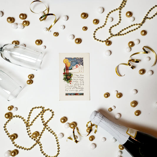 Antique New Year's Postcard