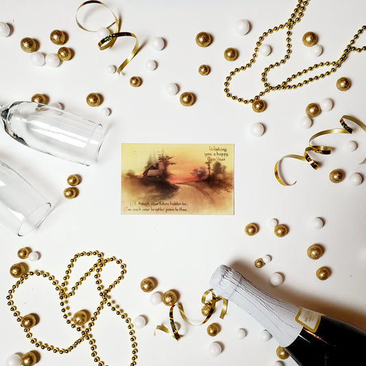 Antique New Year's Postcard