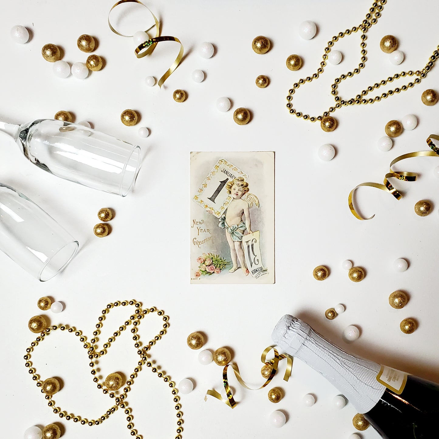 Antique New Year's Postcard