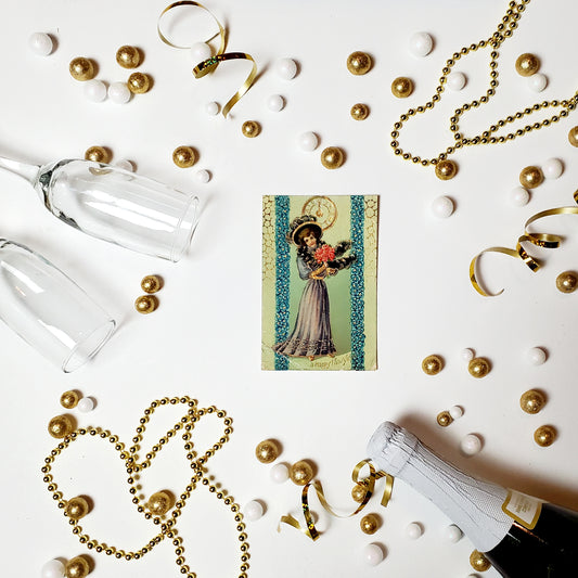 Antique New Year's Postcard
