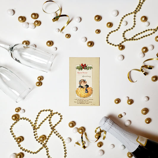 Antique New Year's Postcard