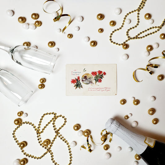 Antique New Year's Postcard