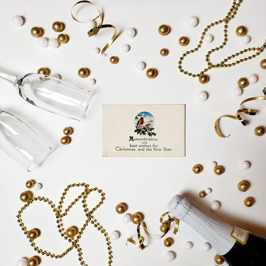Antique New Year's Postcard