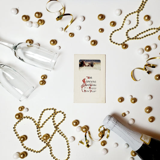 Antique New Year's Postcard