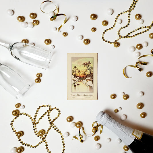 Antique New Year's Postcard