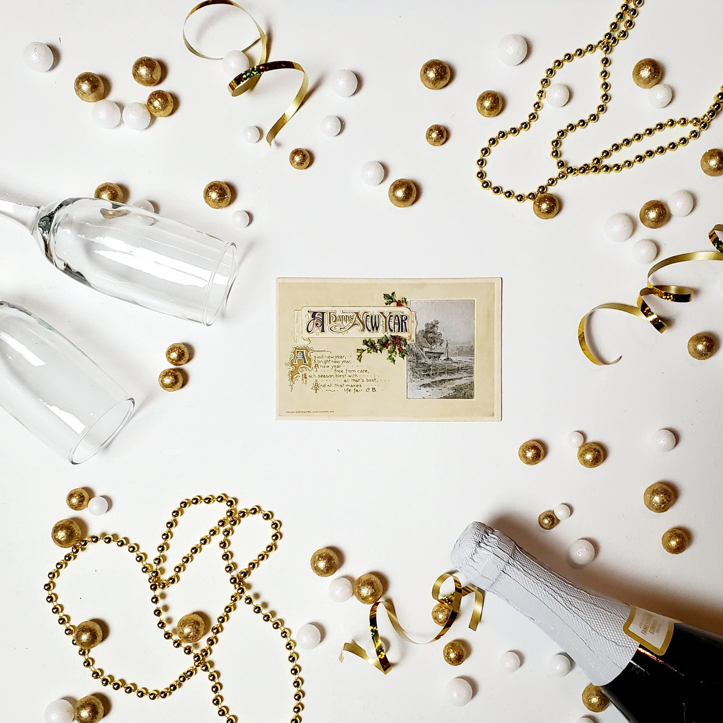 Antique New Year's Postcard