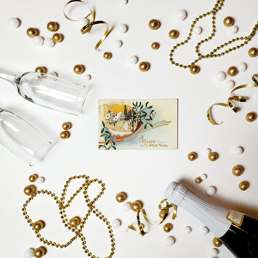 Antique New Year's Postcard