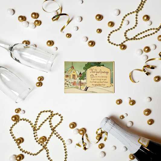 Antique New Year's Postcard