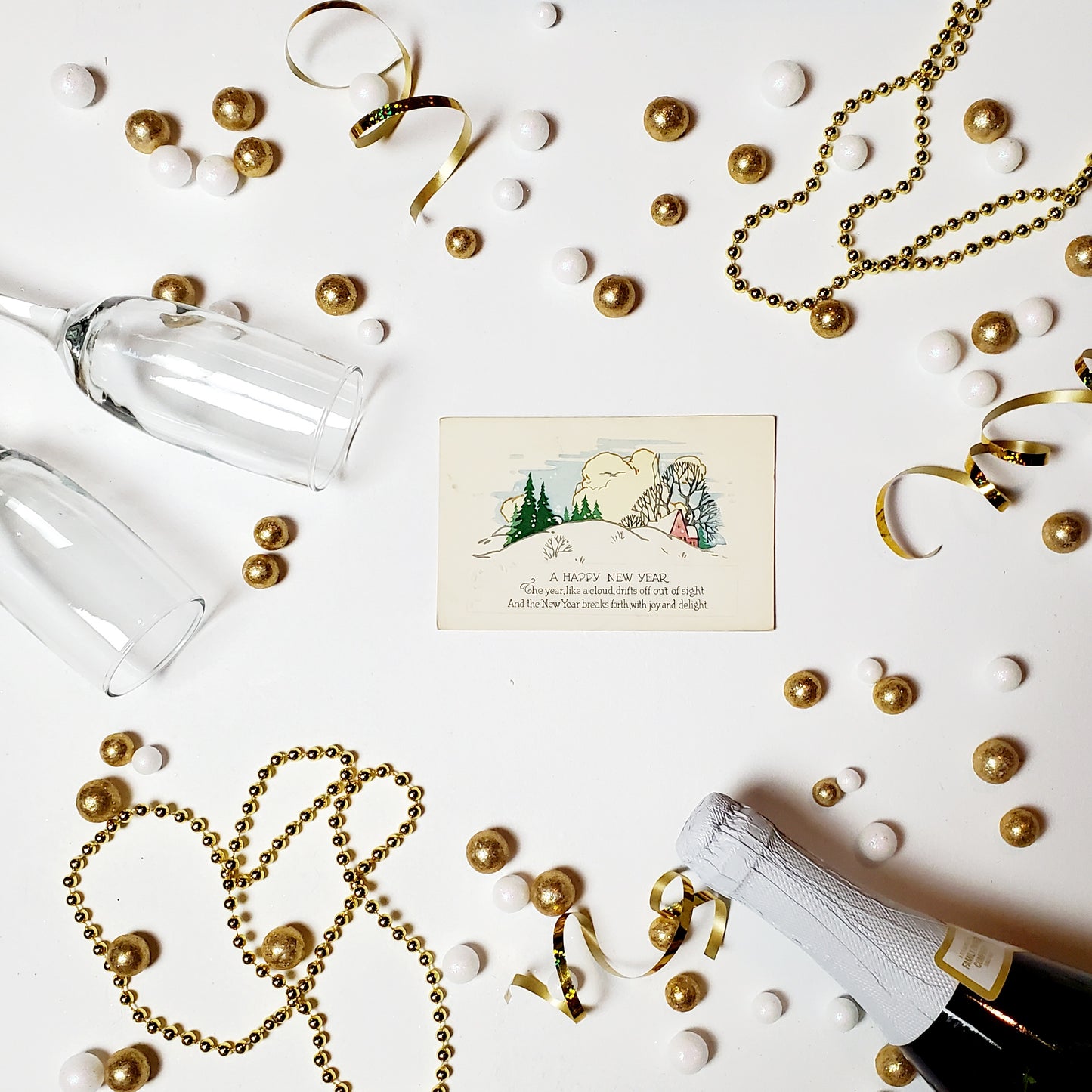 Antique New Year's Postcard